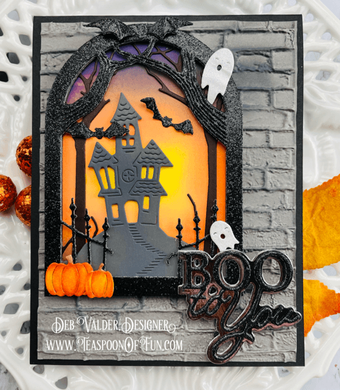 Haunted Globe Combo. All products can be found in our Teaspoon Of Fun Paper Crafting Shop at www.TeaspoonOfFun.com/SHOP