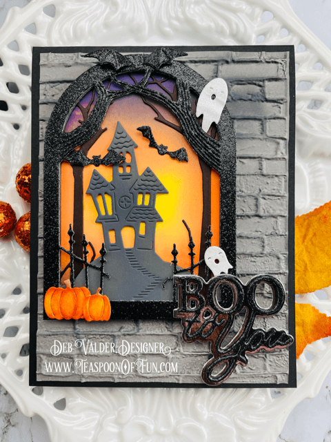 Haunted Globe Combo. All products can be found in our Teaspoon Of Fun Paper Crafting Shop at www.TeaspoonOfFun.com/SHOP
