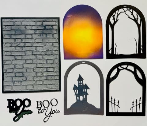 Haunted Globe Combo. All products can be found in our Teaspoon Of Fun Paper Crafting Shop at www.TeaspoonOfFun.com/SHOP