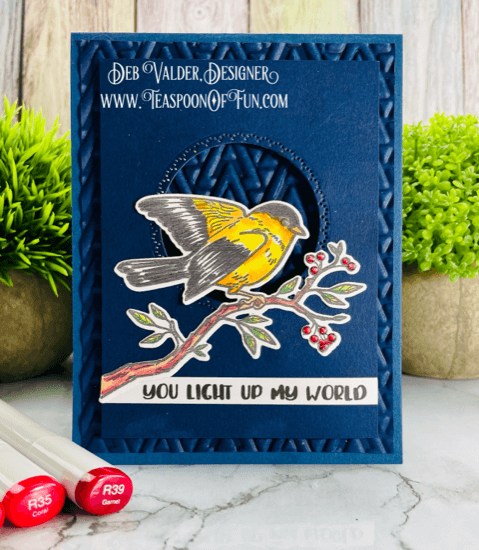 You Light Up My World. All products can be found in our Teaspoon Of Fun Paper Crafting Shop at www.TeaspoonOfFun.com/SHOP