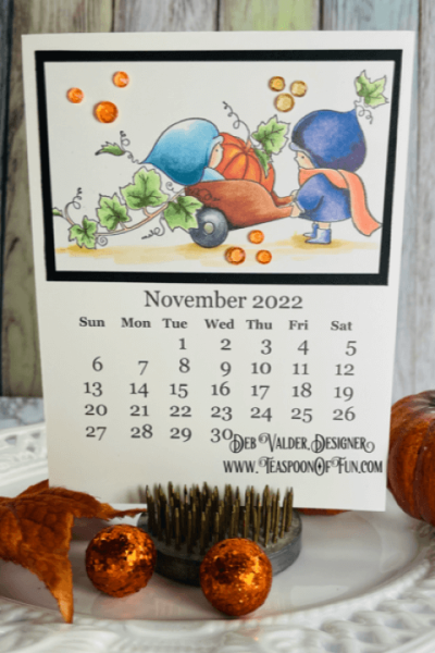 Bundle Girls Wagon of Pumpkins. All products can be found in our Teaspoon Of Fun Paper Crafting Shop at www.TeaspoonOfFun.com/SHOP