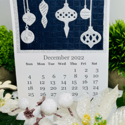 December Calendar Template with Deb Valder