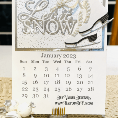 2023 January Calendar Template with Deb Valder