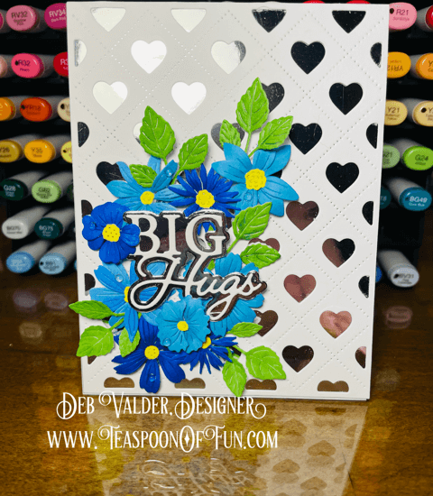 Heartfelt Pinpoint Frame. All products can be purchased from our Teaspoon Of Fun Paper Crafting Company at www.TeaspoonOfFun.com/SHOP