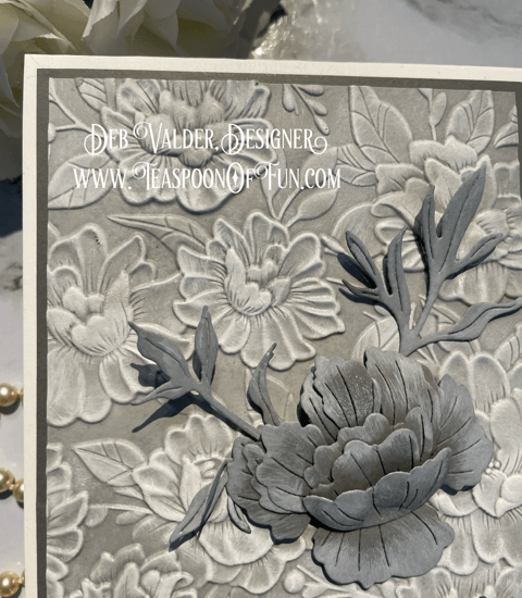 Blooming Beautiful Prayerful Card. All products can be purchased from our Teaspoon Of Fun Paper Crafting Company at www.TeaspoonOfFun.com/SHOP