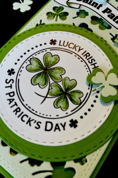 St. Patrick's Day Gold. All products can be purchased in our Teaspoon Of Fun Paper Crafting Shop at www.TeaspoonOfFun.com/SHOP