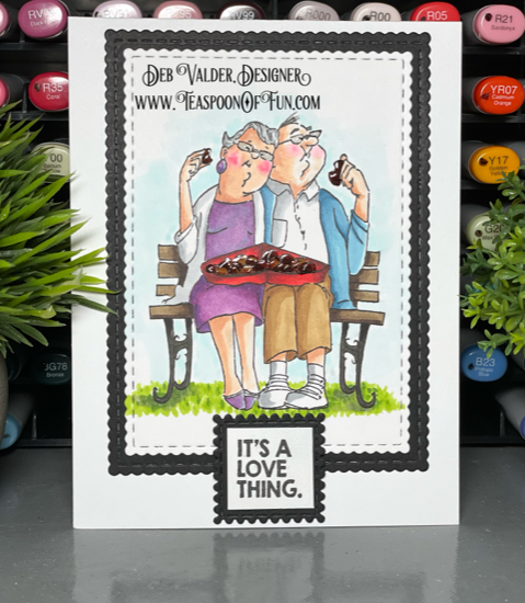 It's a Love Thing. All products can be purchased in our Teaspoon of Fun Paper Crafting Shop at www.TeaspoonOfFun.com/SHOP
