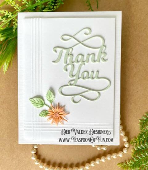 Clean and Simple Little Layered Asters . All products can be purchased in our Teaspoon of Fun Paper Crafting Shop at www.TeaspoonOfFun.com/SHOP