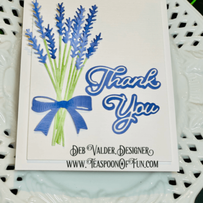 Birthday Wishes Meet Lavender Bouquet with Deb Valder