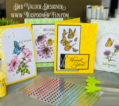 Flight of the NEW Butterfly Card Kit with Deb Valder