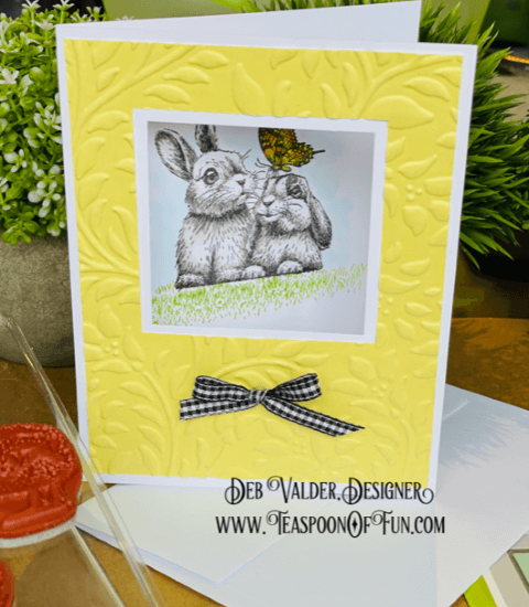 New Sweet Spring Wishes Card Kit. All products can be purchased in our Teaspoon Of Fun Paper Crafting Kit at www.TeaspoonOfFun.com/SHOP