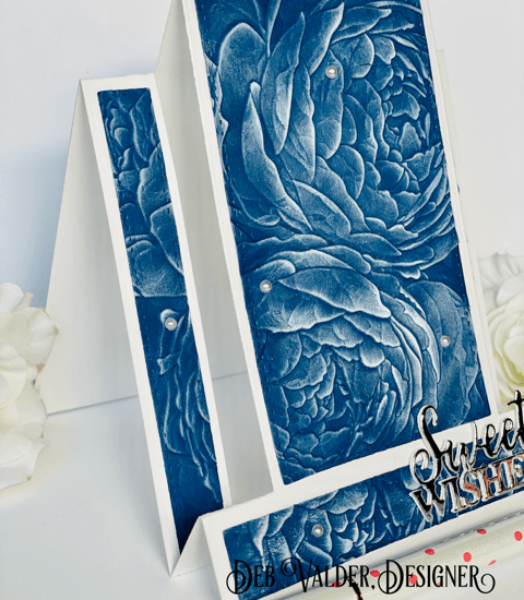 Simplified Center Step Card. All products can be purchased in our Teaspoon Of Fun Paper Crafting Shop at www.TeaspoonOfFun.com/SHOP