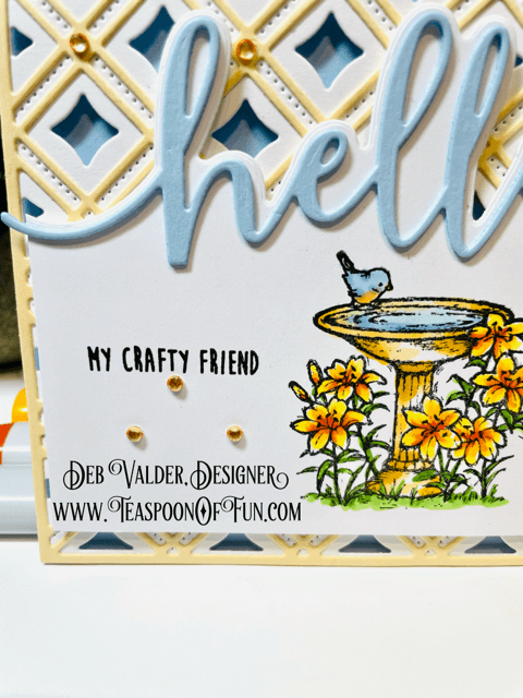 Hello My Crafty Friend. All products can be purchased in our Teaspoon Of Fun Paper Crafting Shop at www.TeaspoonOfFun.com/SHOP