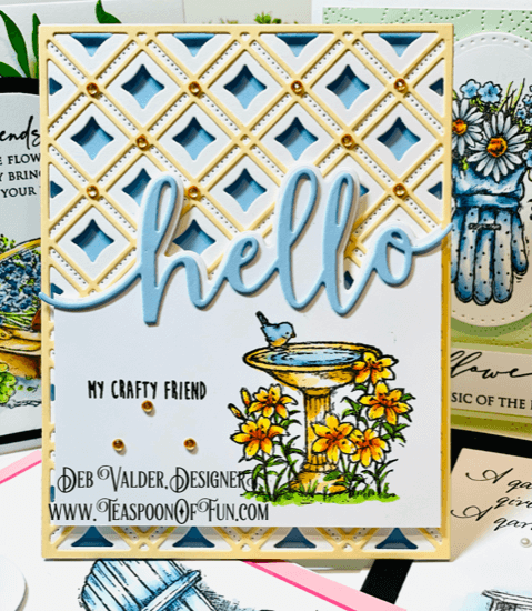 Hello My Crafty Friend. All products can be purchased in our Teaspoon Of Fun Paper Crafting Shop at www.TeaspoonOfFun.com/SHOP