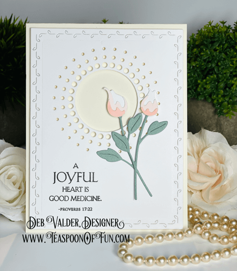 A Joyful Heart. All products can be purchased in our Teaspoon Of Fun Paper Crafting Shop at www.TeaspoonOfFun.com/SHOP