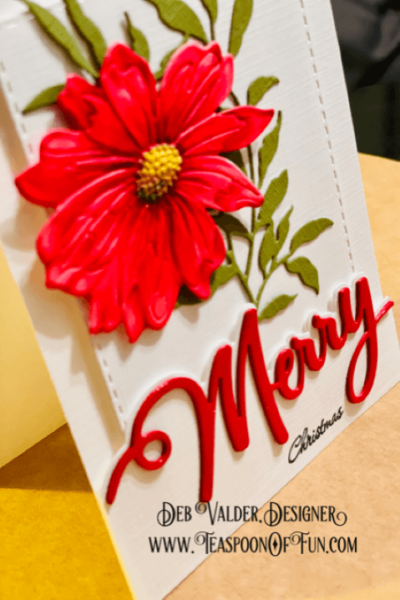 Merry Edger Meets Gracious Florals. All products can be purchased from our Teaspoon Of Fun Paper Crafting Shop at www.TeaspoonOfFun.com/SHOP