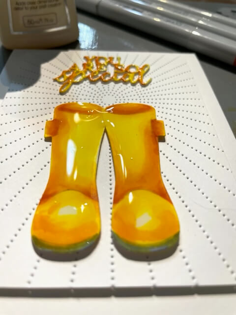 These Boots Were Made for Walking. All products can be purchased in our Teaspoon Of Fun Paper Crafting Shop at www.TeaspoonOfFun.com/SHOP