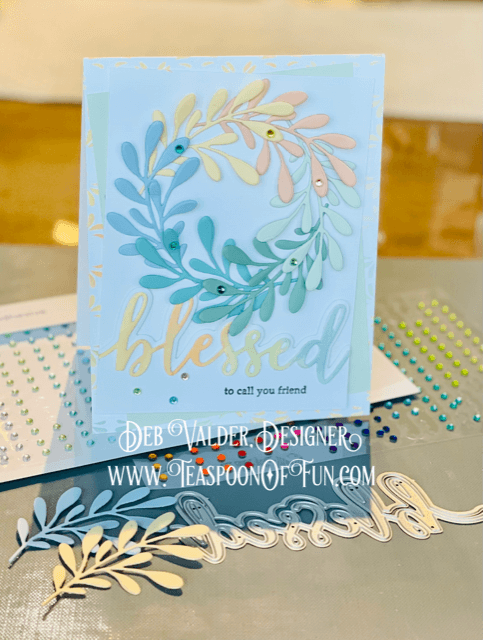 Bless the Season. All products can be purchased in our Teaspoon Of Fun Paper Crafting Shop at www.TeaspoonOfFun.com/SHOP.