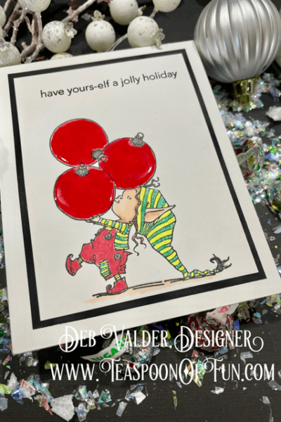 Juggling It All At The Holidays. All products can be purchased from Teaspoon Of Fun's Paper Crafting Shop at www.TeaspoonOfFun.com/SHOP