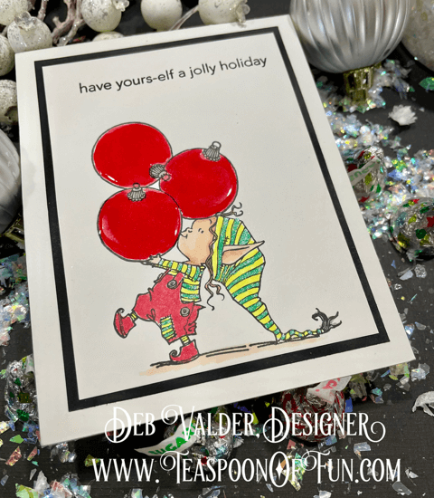 Juggling It All At The Holidays. All products can be purchased from Teaspoon Of Fun's Paper Crafting Shop at www.TeaspoonOfFun.com/SHOP