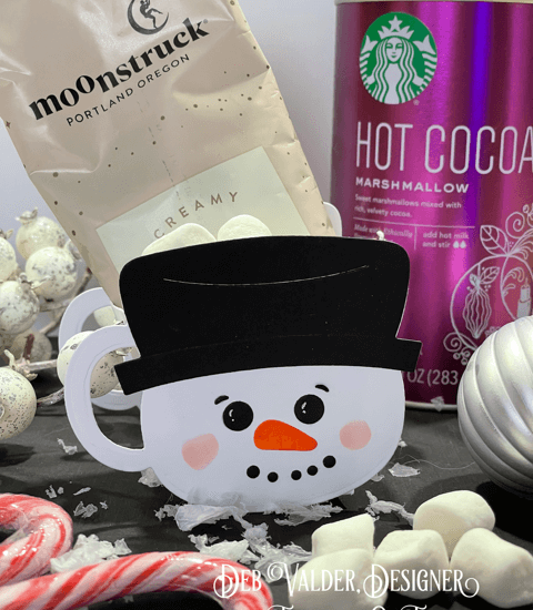 Hot Cocoa Snowman Treats. All products can be purchased from Teaspoon Of Fun's Paper Crafting Shop at www.TeaspoonOfFun.com/SHOP