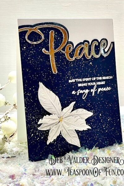 A Song Of Peace Edger. All products can be purchased from Teaspoon Of Fun's Paper Crafting Shop at www.TeaspoonOfFun.com/SHOP
