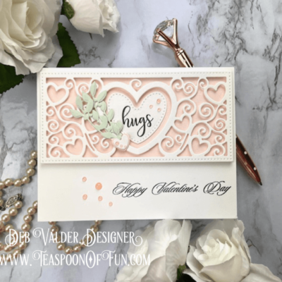 Elegant Mini Heart Background with Deb Valder