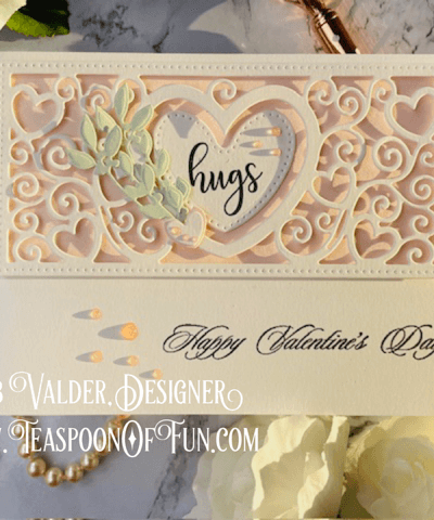 Soft Lovely Heart Background. All products can be purchased from Teaspoon Of Fun's Paper Crafting Shop at www.TeaspoonOfFun.com/SHOP