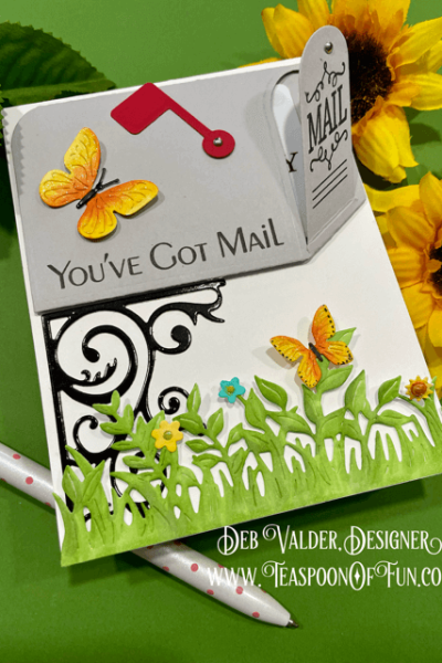 You've Got Mail. All products can be purchased in our Teaspoon Of Fun Paper Crafting Shop at www.TeaspoonOfFun.com/SHOP