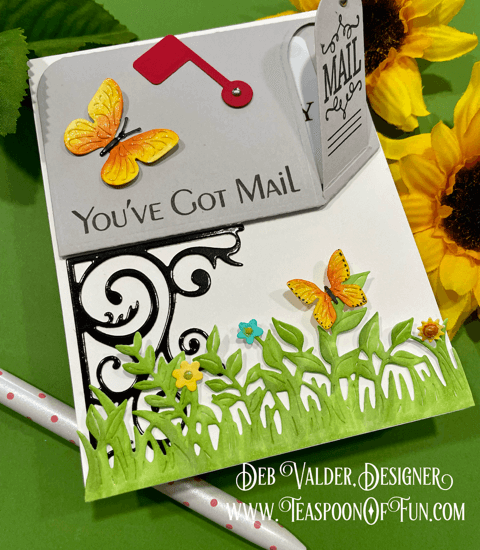 You've Got Mail. All products can be purchased in our Teaspoon Of Fun Paper Crafting Shop at www.TeaspoonOfFun.com/SHOP