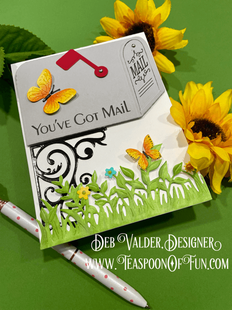 You've Got Mail. All products can be purchased in our Teaspoon Of Fun Paper Crafting Shop at www.TeaspoonOfFun.com/SHOP
