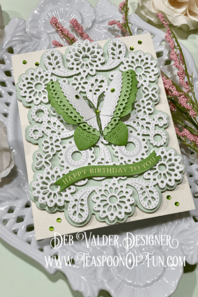 Elegant Nordic Fanfare. All products can be purchased in our Teaspoon Of Fun Paper Crafting Shop at www.TeaspoonOfFun.com/SHOP