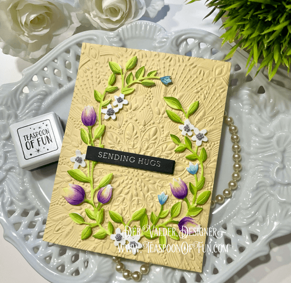 Parquet Mandala Combination. All products can be purchased in our Teaspoon Of Fun Paper Crafting Shop at www.TeaspoonOfFun.com/SHOP