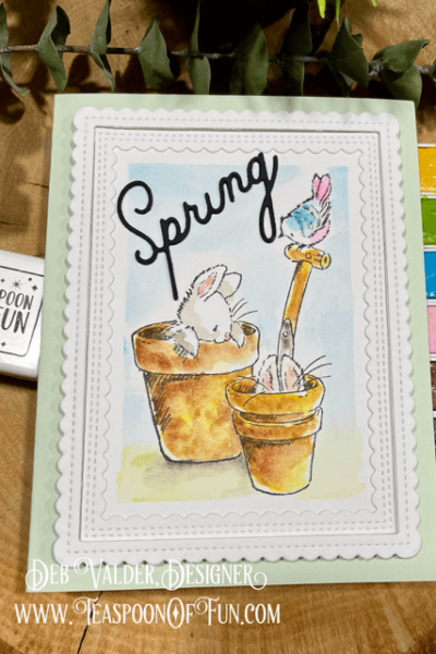 Peek A Bunny. All products can be purchased in our Teaspoon Of Fun Paper Crafting Shop at www.TeaspoonOfFun.com/SHOP.