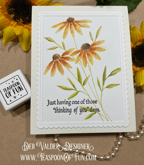 Sweetly Scented Flowers. All products can be purchased in our Teaspoon Of Fun Paper Crafting Shop at www.TeaspoonOfFun.com/SHOP.