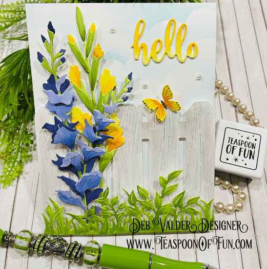 Vintage Garden and Wooden Fence. All products can be purchased in our Teaspoon Of Fun Paper Crafting Shop at www.TeaspoonOfFun.com/shop.