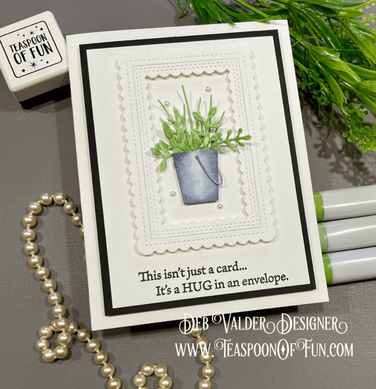 A Bucket Filled with Beauty. All products can be purchased in our Teaspoon Of Fun Paper Crafting Shop at www.TeaspoonOfFun.com/shop.