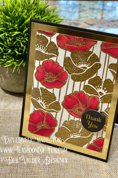 Poppy Fields on Memorial Day. All products can be purchased in our Teaspoon Of Fun Paper Crafting Shop at www.TeaspoonOfFun.com/shop.