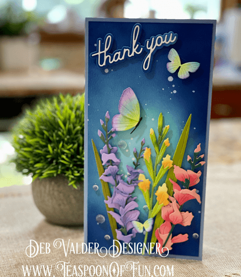 Glorious Gladiolas for the Garden. All products can be purchased in our Teaspoon Of Fun Paper Crafting Shop at www.TeaspoonOfFun.com/shop.