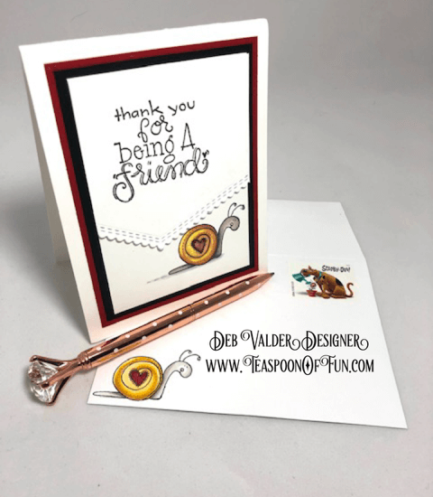 Sweetie Snail Mail. All products can be purchased in our Teaspoon Of Fun Paper Crafting Shop at www.TeaspoonOfFun.com/shop.