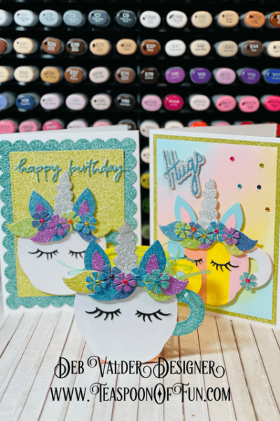 Unicorn Sparkles Wherever You Go. All products can be purchased in our Teaspoon Of Fun Paper Crafting Shop at www.TeaspoonOfFun.com/shop.