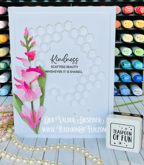 So Thankful for Whimsical Gladiola. All products can be purchased in our Teaspoon Of Fun Paper Crafting Shop at www.TeaspoonOfFun.com/shop.