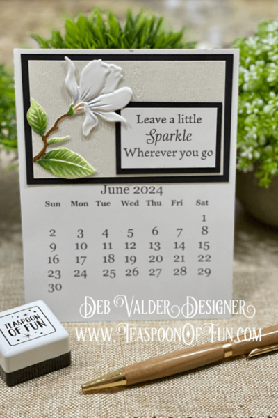 2024 June Calendar Template. All products can be purchased in our Teaspoon Of Fun Paper Crafting Shop at www.TeaspoonOfFun.com/SHOP
