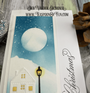 A Sneak Peek for Holiday Cardmaking. All products can be purchased in our Teaspoon Of Fun Paper Crafting Shop at www.TeaspoonOfFun.com/shop.