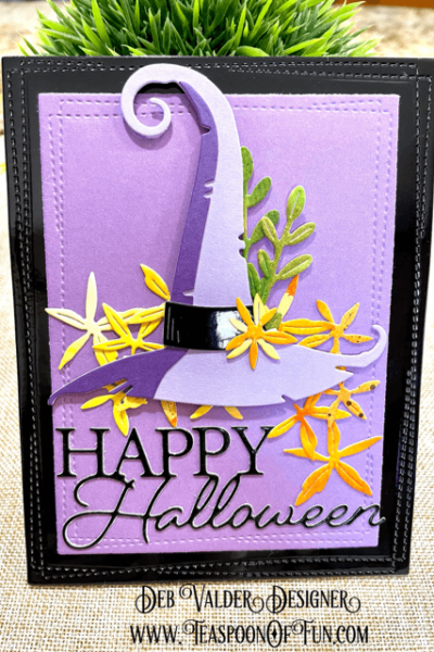 Double Double Toil and Trouble. All products can be purchased in our Teaspoon Of Fun Paper Crafting Shop at www.TeaspoonOfFun.com/SHOP