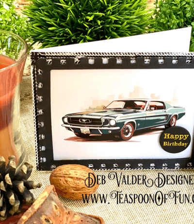 You're a Classic Happy Birthday. All products can be purchased from Teaspoon Of Fun's Paper Crafting Shop at www.TeaspoonOfFun.com/SHOP.