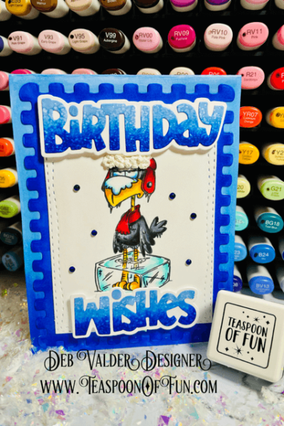 Seriously So Annoying Crow. All products can be purchased in our Teaspoon Of Fun Paper Crafting Shop at www.TeaspoonOfFun.com/SHOP.