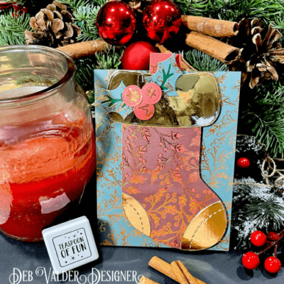 Christmas Stocking Gift Card Holder with Deb Valder