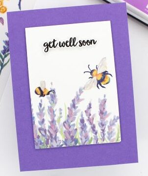 Bees and Florals Rub-On's. All products can be purchased in our Teaspoon Of Fun Paper Crafting Shop at www.TeaspoonOfFun.com/SHOP.