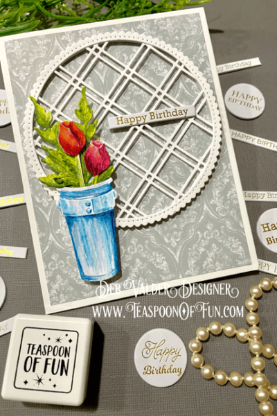 New Arrangement Maker. All products can be purchased in our Teaspoon Of Fun Paper Crafting Shop at www.TeaspoonOfFun.com/SHOP.